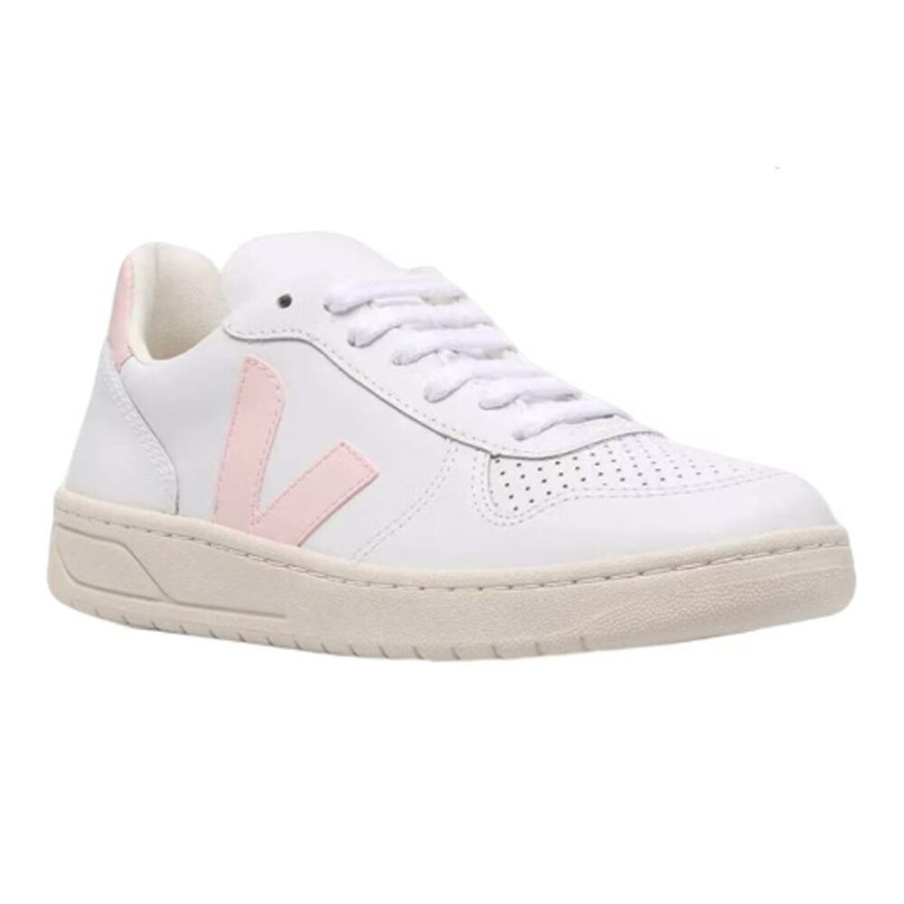 VEJA Women's White-Pink V-10 Low-Top Sneakers Size 5 - Picture 10 of 10